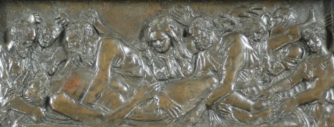 Follower of Donatello, The Entombment of Christ, bronze, c.1450-60; Ashmolean Museum of Art and Archaeology, University of Oxford
